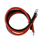 Комплект силових дротів 100 см  для зовнішнього монтажу інвертора мідний ПВ-3 35мм2 з клемами М8 2 шт.