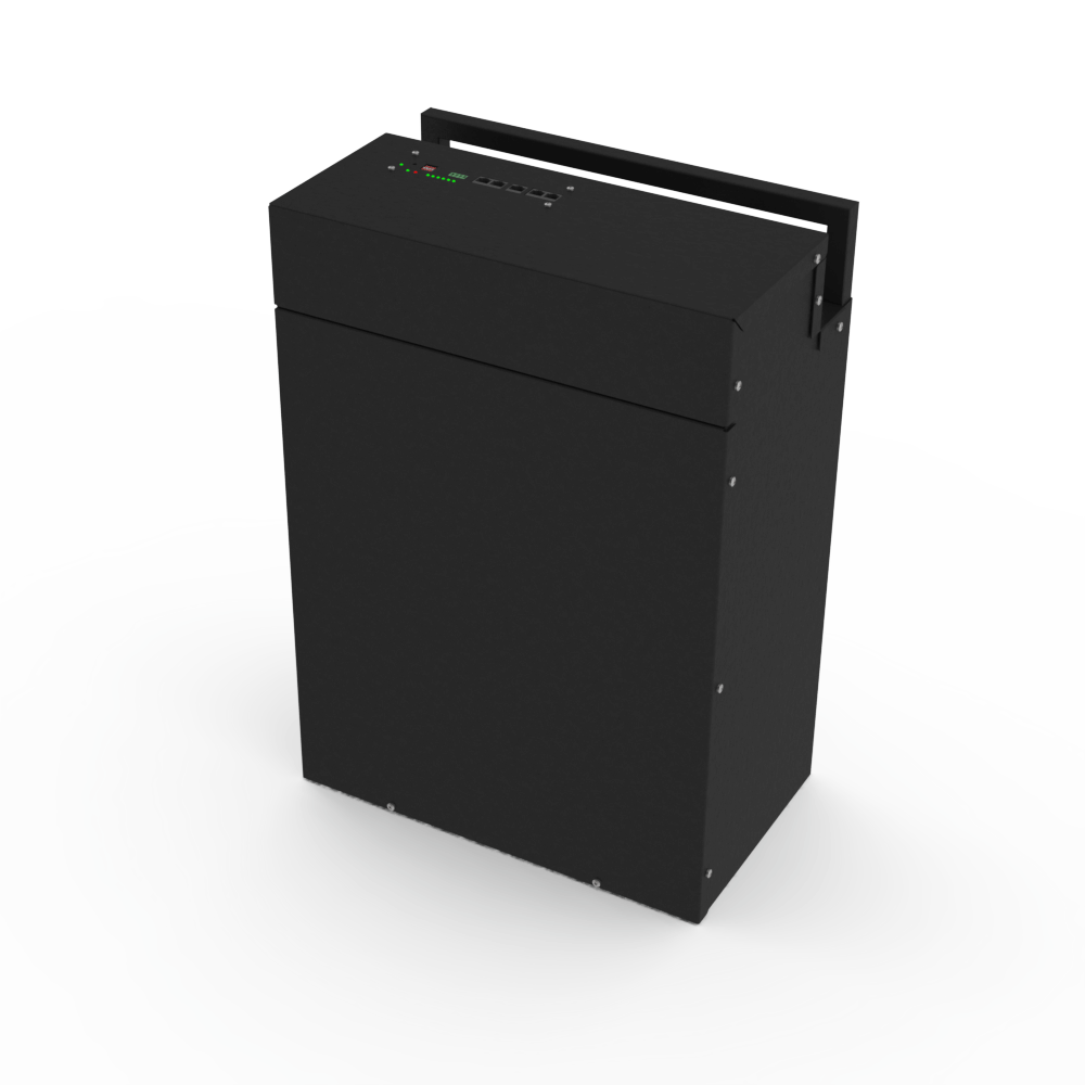 PK-S16-230-1B Корпус для збірки аккумулятора LiFePo4 48V 230Ah 16S ЧОРНИЙ - Зображення 1