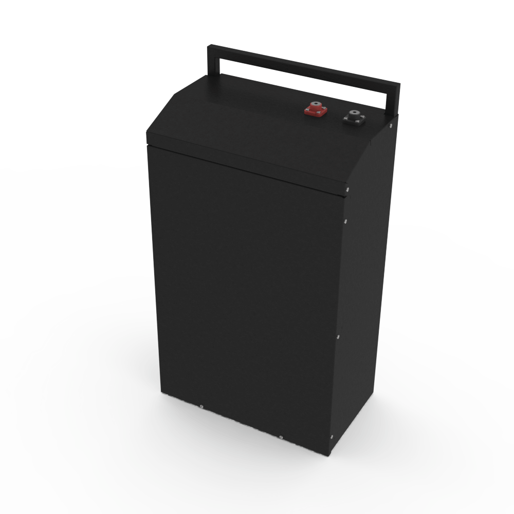 SK-S16-280-1B Корпус для збірки аккумулятора LiFePo4 48V 280-314Ah 16S ЧОРНИЙ - Зображення 1